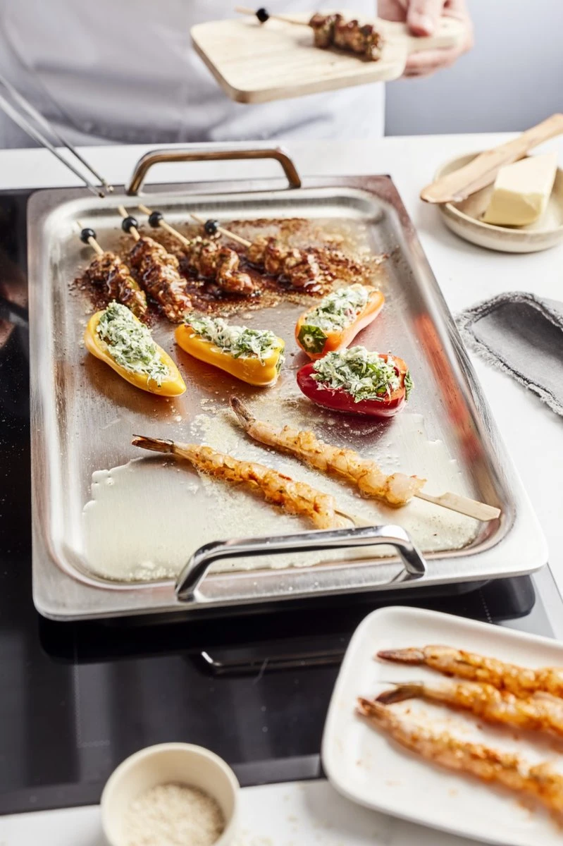 Demeyere Specialties 5 Teppanyaki - Plancha - Bakplaat - 39cm X 27cm 6 Demeyere Specialties 5 Teppanyaki - Plancha - Bakplaat - 39cm X 27cm - Afbeelding 6