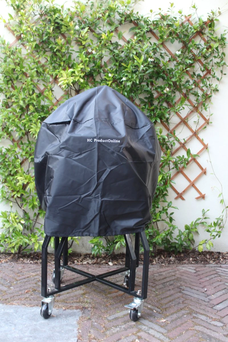 Luxe Waterdichte Ronde BBQ Hoes - 84 Cm X 77 Cm - Barbecue Beschermhoes - BBQ Accessoires - Geschikt Voor O.a. Kamado, Big Green Egg, Grill Guru, The Bastard, Patton, Weber 2 Luxe Waterdichte Ronde BBQ Hoes - 84 Cm X 77 Cm - Barbecue Beschermhoes - BBQ Accessoires - Geschikt Voor O.a. Kamado, Big Green Egg, Grill Guru, The Bastard, Patton, Weber - Afbeelding 2