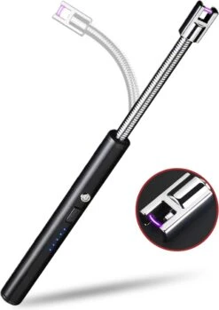 Dailygoods® Elektrische Aansteker - Plasma Aansteker - Oplaadbaar - Gift Set - Zwart -Optimaal Barbecue Winkel 849x1200 2