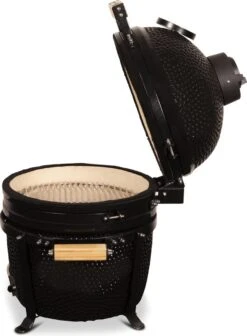 Patton Kamado 15" - Keramisch - Tafel Model - Premium Black - Medium - Zwart -Optimaal Barbecue Winkel 881x1200